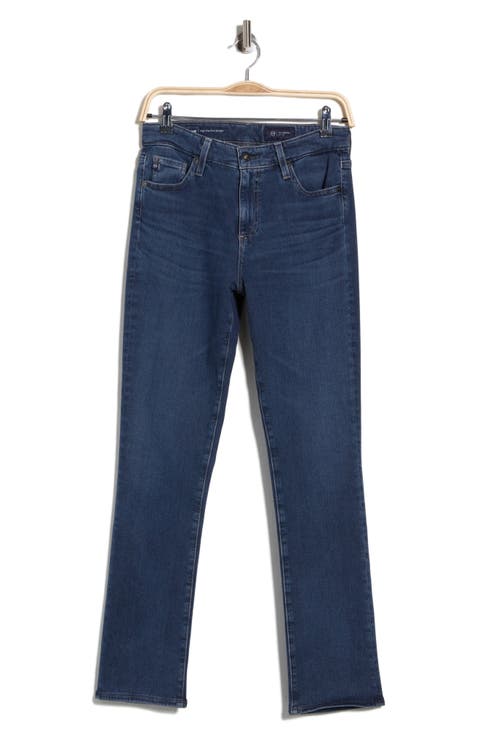 Mari High Waist Slim Straight Jeans