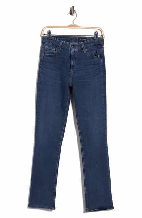 Mari High Waist Slim Straight Jeans