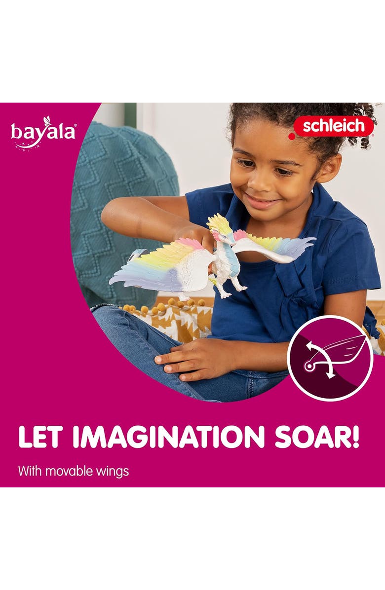 Schleich Bayala Rainbow Dragon, Collectible Figurine, Alternate, color,