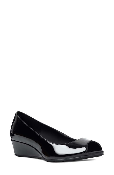 Peep Toe Wedge Pump (Women)