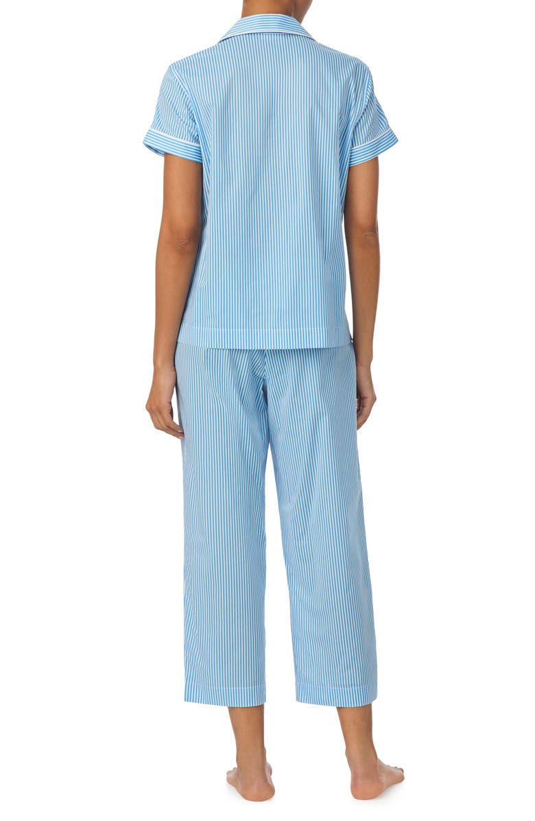Lauren Ralph Lauren Cotton Blend Crop Pajamas, Alternate, color, 