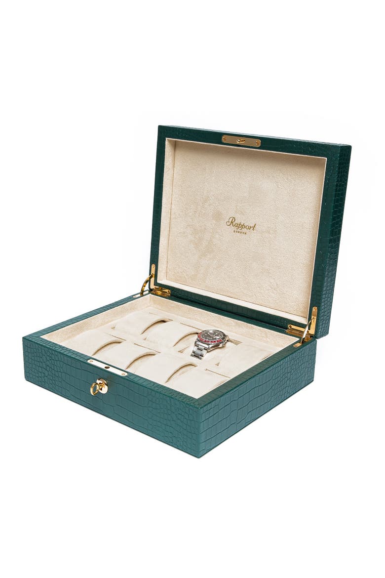 BROMPTON EIGHT WATCH BOX, Alternate, color, Green