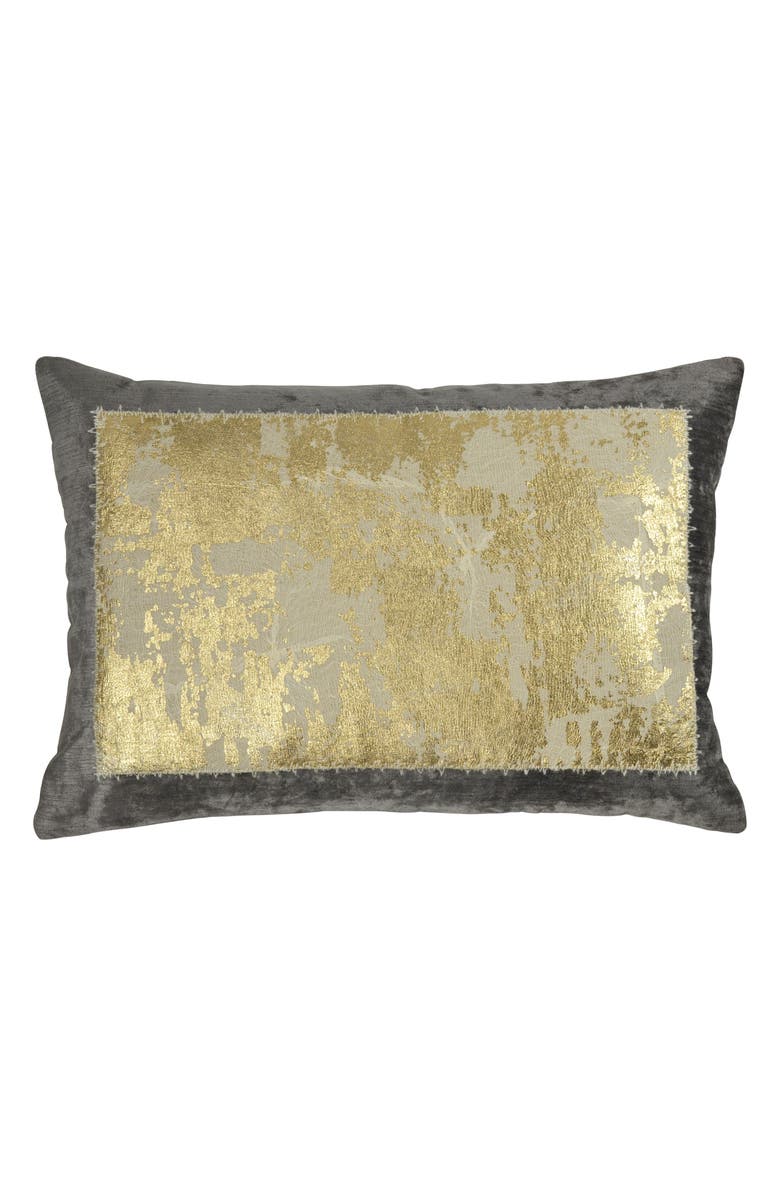 Michael Aram Distressed Metallic Accent Pillow, Main, color, 
