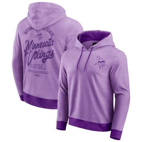 Men's Darius Rucker Collection by Fanatics Purple Minnesota Vikings Tonal Knit Pullover Hoodie