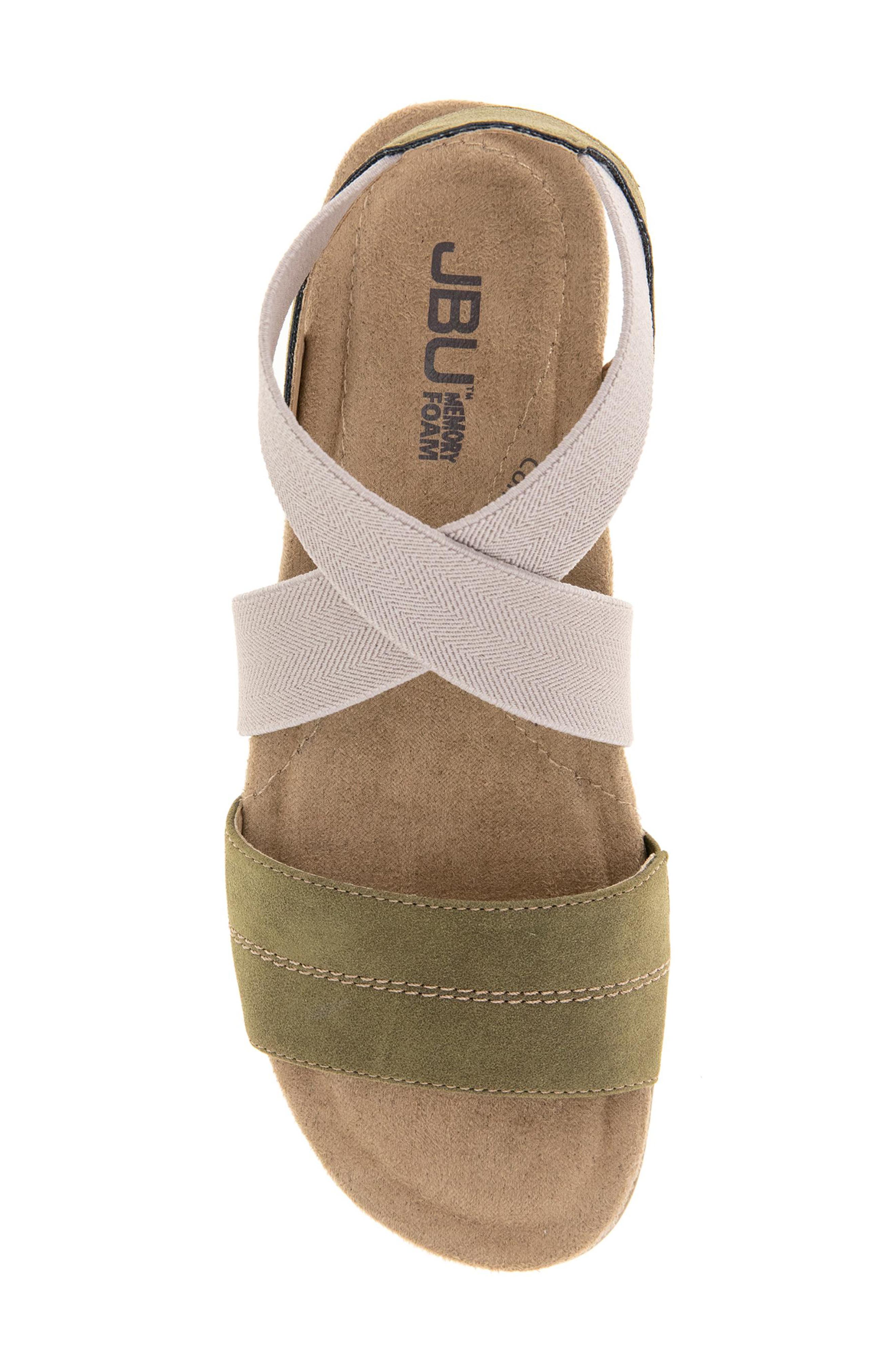JBU Meg Sandal, Alternate, color, Olive/ Taupe