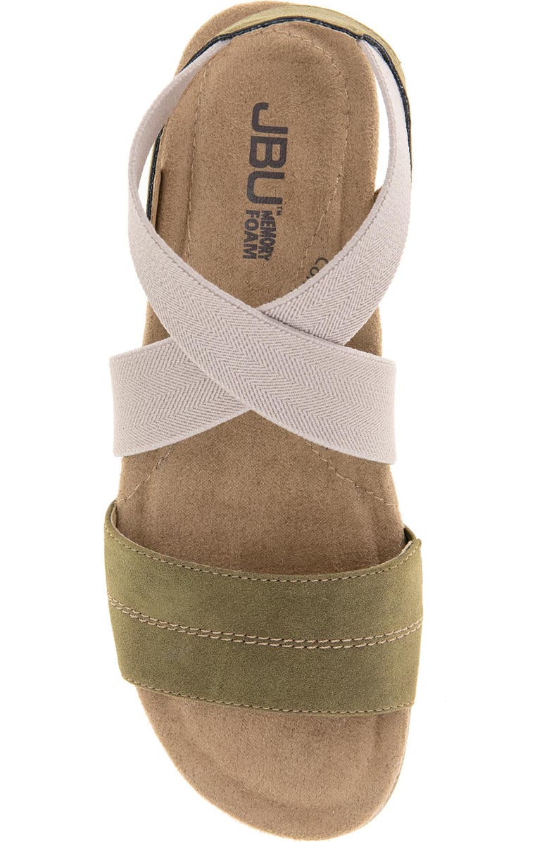 JBU Meg Sandal, Alternate, color, Olive/ Taupe