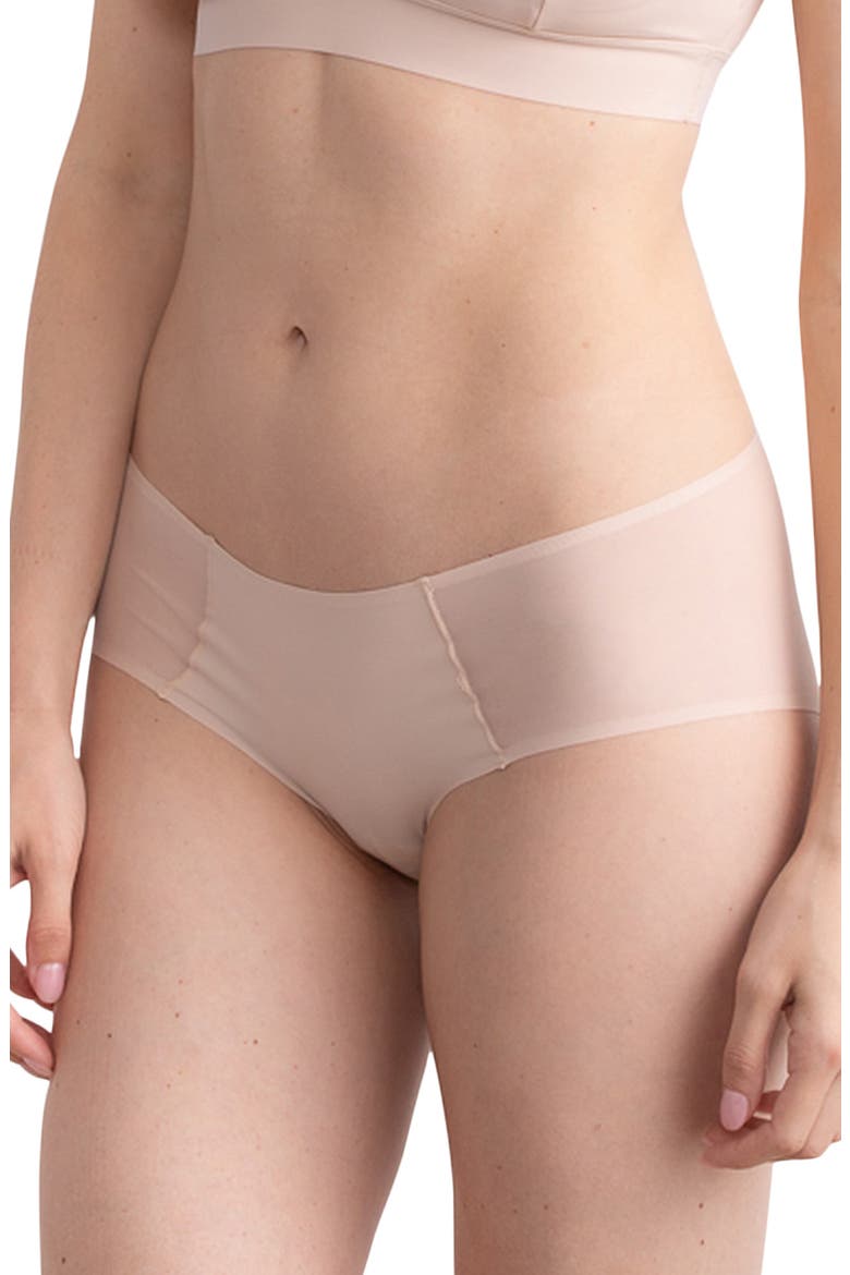 Soft Seamless Briefs with Mesh, Main, color, SMOKE GREY