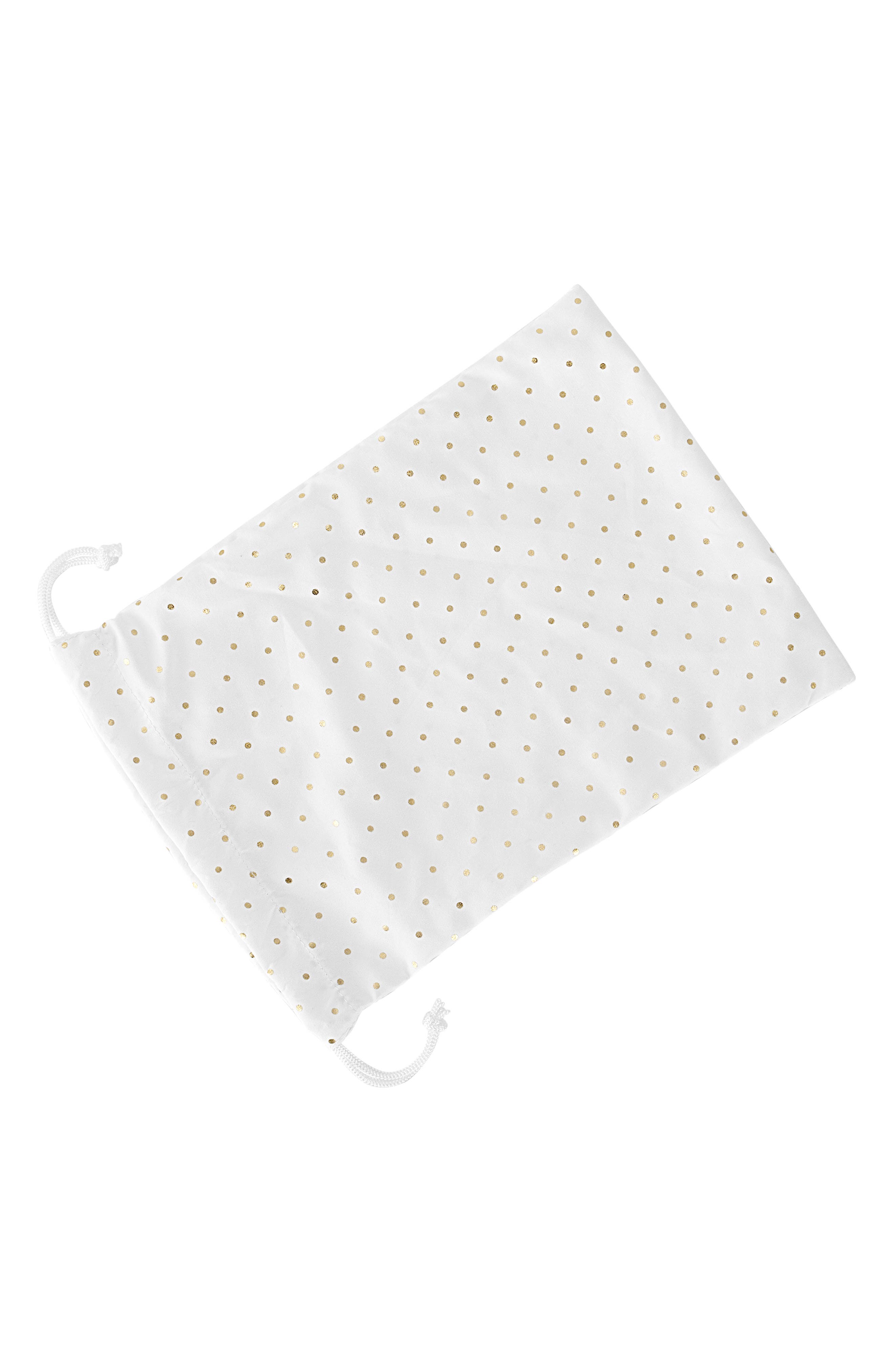 Cathy's Concepts Monogram Vegan Leather Tote with Shoe Base, Alternate, color, 