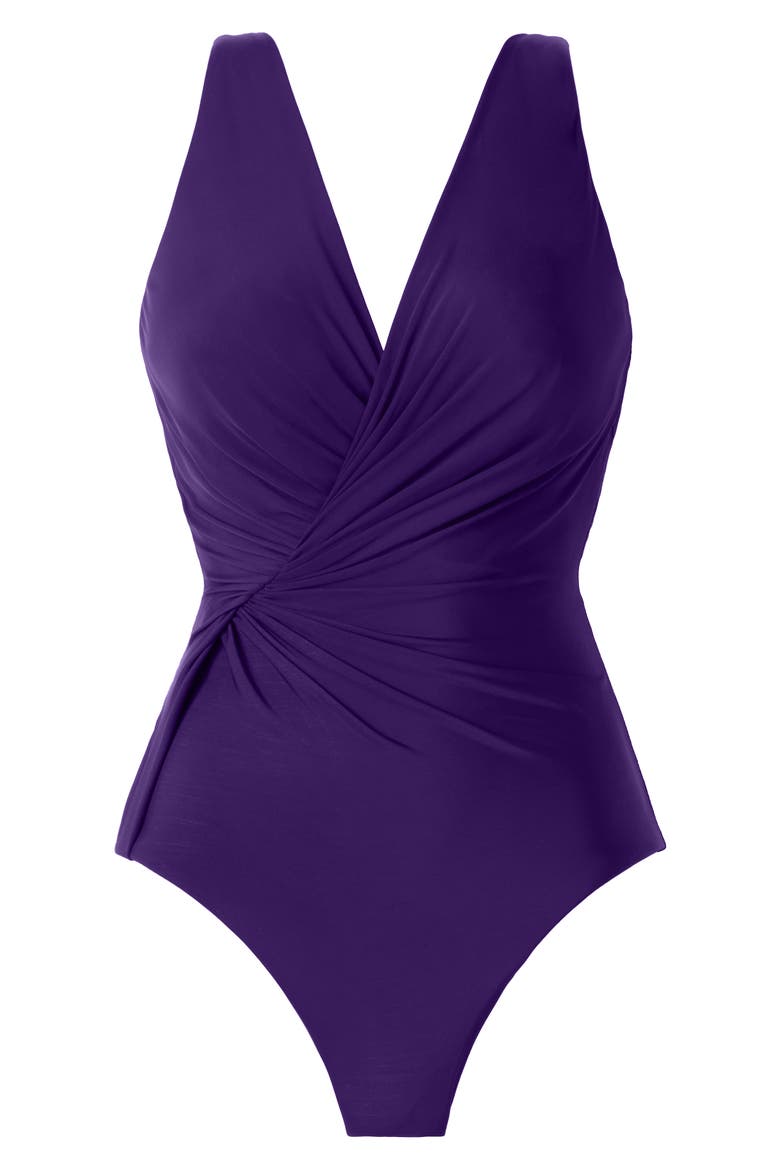 Twisted Sister Esmerlda One-Piece Swimsuit, Alternate, color, MULBERRY
