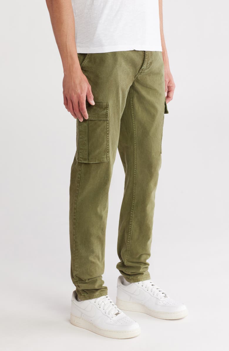 PURPLE BRAND Slim Fit Brushed Cotton Stretch Twill Cargo Pants, Alternate, color,