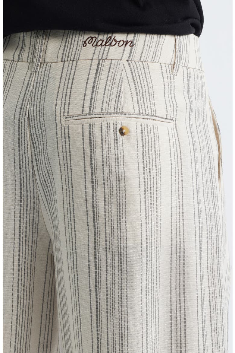 Arena Stripe Shorts, Alternate, color, CREAM STRIPE