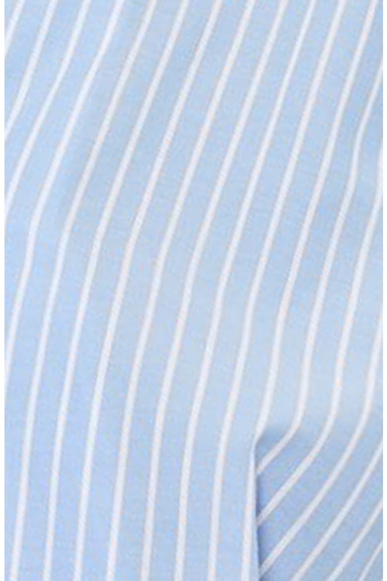 Asymmetrical Stripe Poplin Romper, Alternate, color, BLUE MULTI