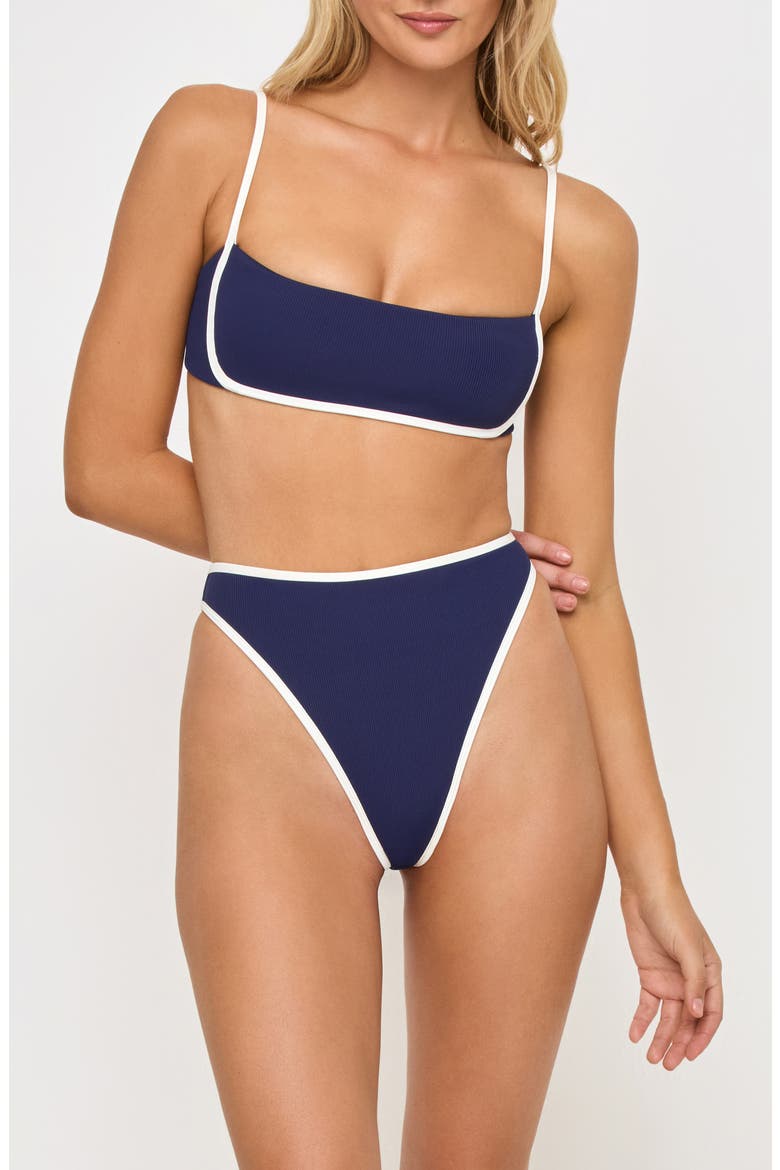 Nora Bitsy Bikini Bottoms, Alternate, color, MIDNIGHT/ CREAM