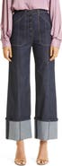 Cinq à Sept Benji Topstitch Cuff Jeans