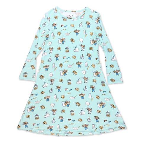 Kids' If You Give a Mouse a Cookie Long Sleeve Dress