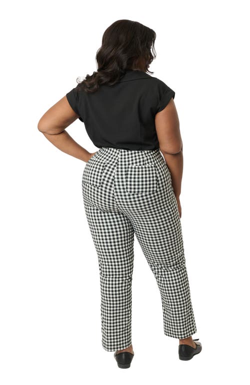 UNIQUE VINTAGE UNIQUE VINTAGE PLUS SIZE 1960S CIGARETTE PANTS