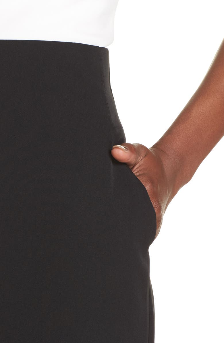 Eliza J High Waist Straight Leg Pants, Alternate, color, 