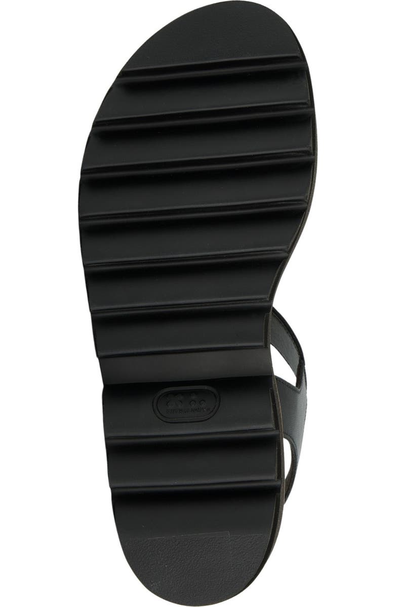 Paul Green Darcy Ankle Strap Platform Sandal, Alternate, color, Black Leather