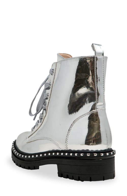 CHASE & CHLOE CHASE AND CHLOE MIRA STUDDED LUG COMBAT BOOT 