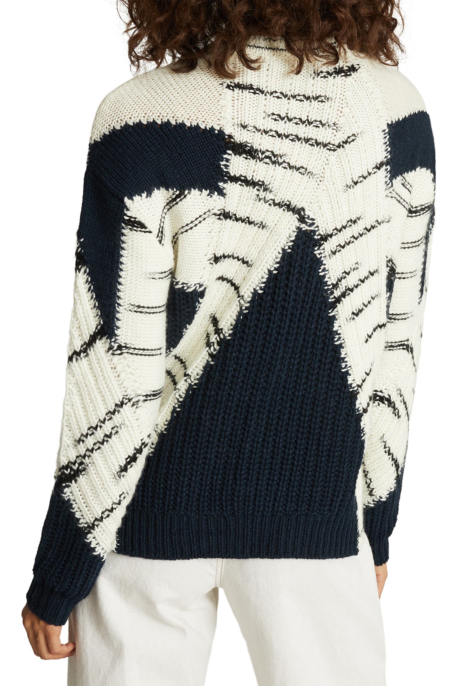 Pattern For Sleeves Reiss Tiffany Animal Pattern Sweater (Women) | Nordstromrack