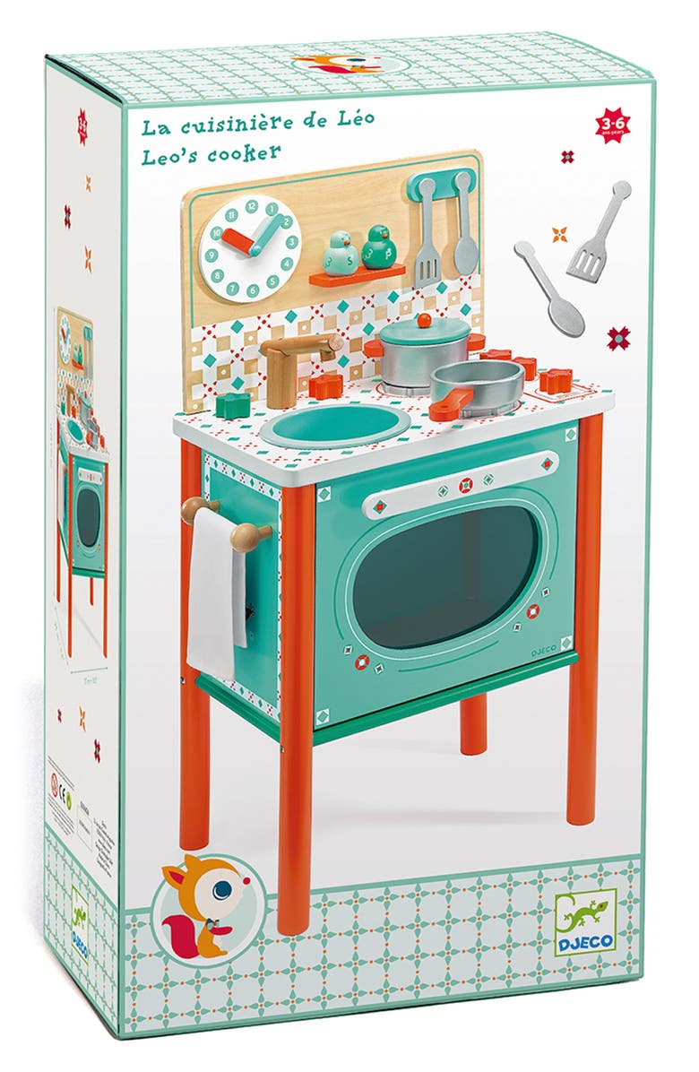 Djeco Leo's Cooker Playset, Alternate, color,