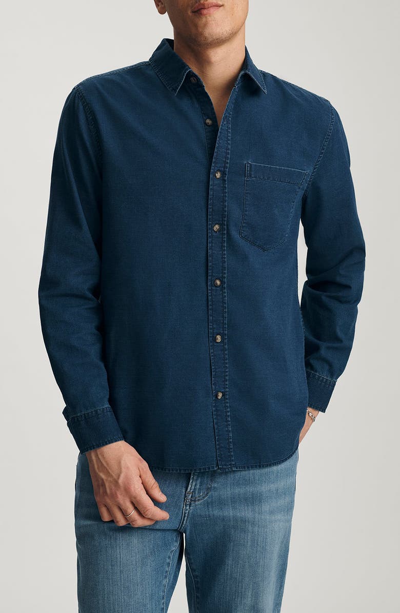 Mavi Jeans Denim Button-Up Shirt, Main, color,
