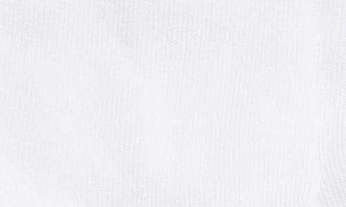 Nordstrom Roll Top Crew Socks In White