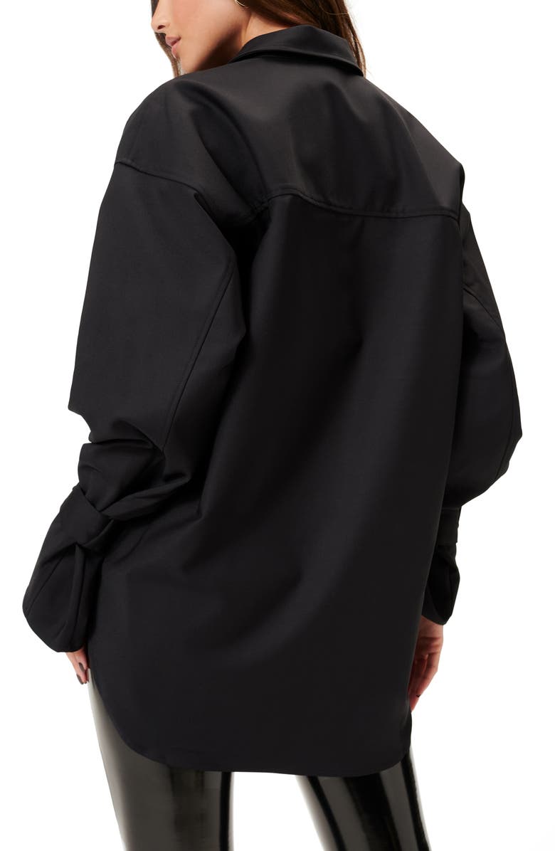 Good American Tabbed Button-Up Shirt, Alternate, color,