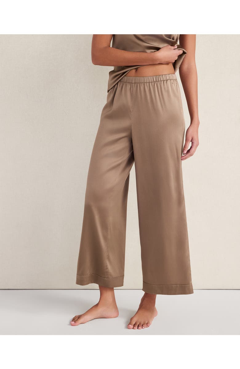 Haven Well Within Washable Silk Sleep Pants, Main, color, Sugar Chestnut