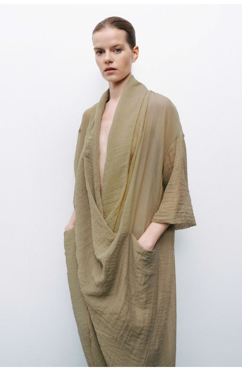 Nocturne Oversized Midi Dress, Alternate, color, 