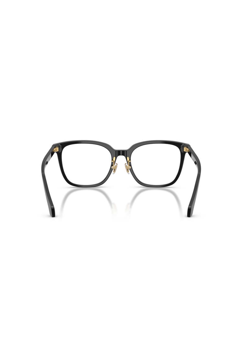 54mm Square optical glasses, Alternate, color, Black