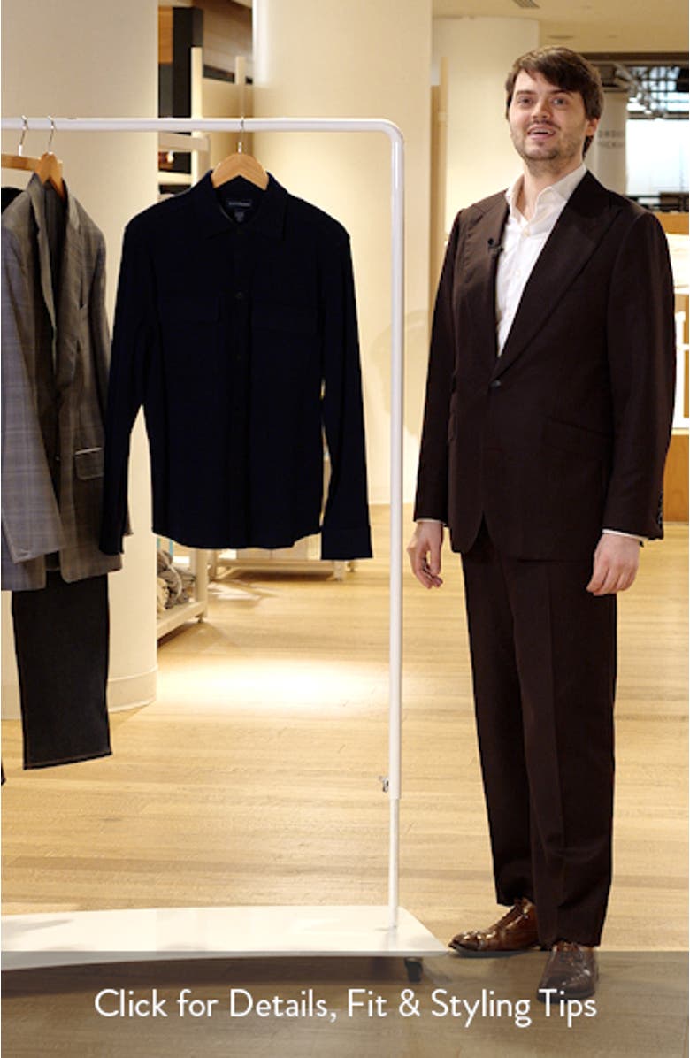 Scuba Knit Overshirt, sales video thumbnail