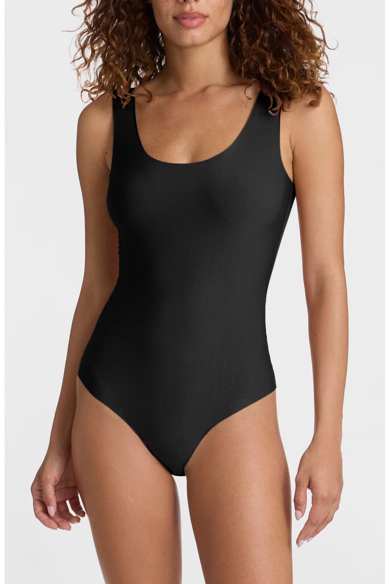 Butter Thong Bodysuit, Main, color, BLACK