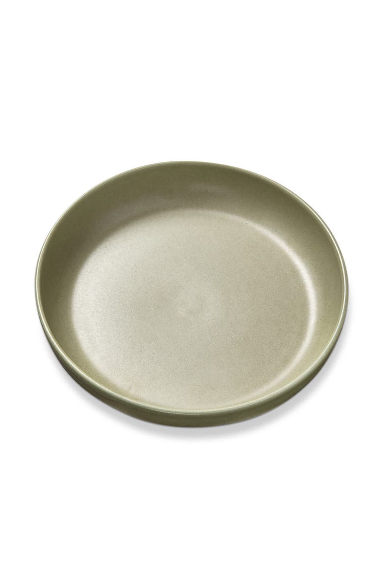 tag Logan Stoneware Dinner Serving Bowl Dishwasher Safe Sage, Main, color, Brown
