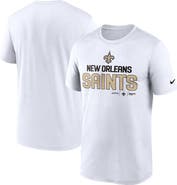 Nike Men's Nike White New Orleans Saints Legend Community Performance T-Shirt