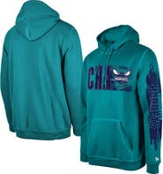 New Era Men's New Era Charlotte Hornets Teal Tip-Off Collection Pullover Hoodie
