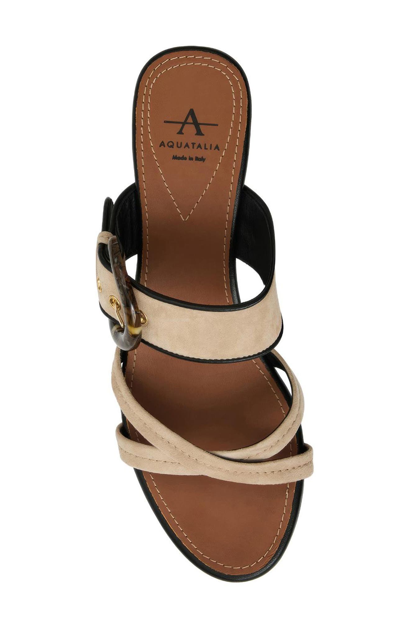 Bambi Weatherproof Heel Slide Sandal, Alternate, color, SAND SUEDE