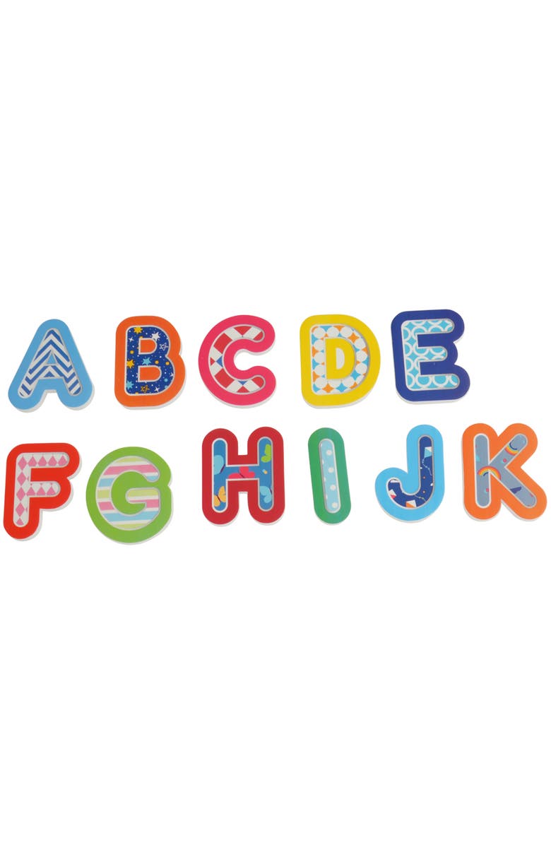 Buddy & Barney Bath Time Stickers, Alphabet, 26 Foam A to Z Letter Pieces, Kids 3+, Alternate, color, Multicolored
