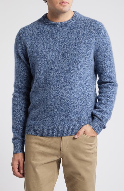 Scott Barber Marled Cashmere Sweater in Coast Marl 