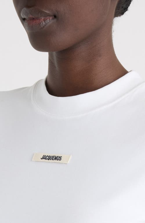 Jacquemus Le T-shirt Gros Grain T-shirt In White