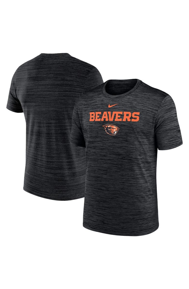 Nike Men's Nike Black Oregon State Beavers Velocity Performance T-Shirt, Main, color, Black
