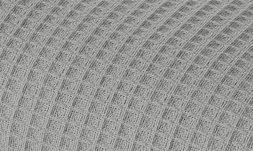 Modern Threads Cotton Waffle Blanket In Light Gray