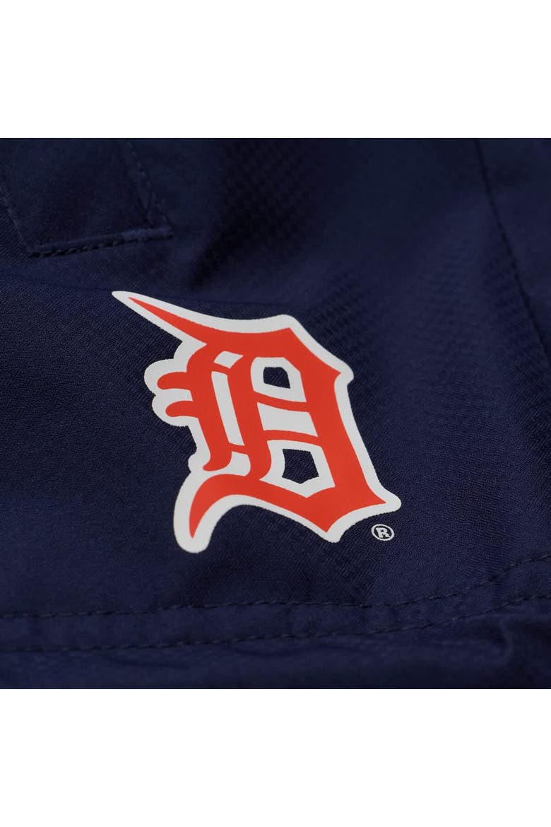Men's Mitchell & Ness  Navy Detroit Tigers Full-Snap Hooded Coaches Jacket, Alternate, color, Navy