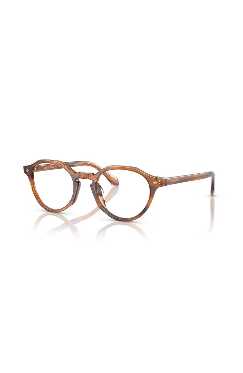 Giorgio Armani 49mm Phantos optical glasses, Main, color, Tortoise