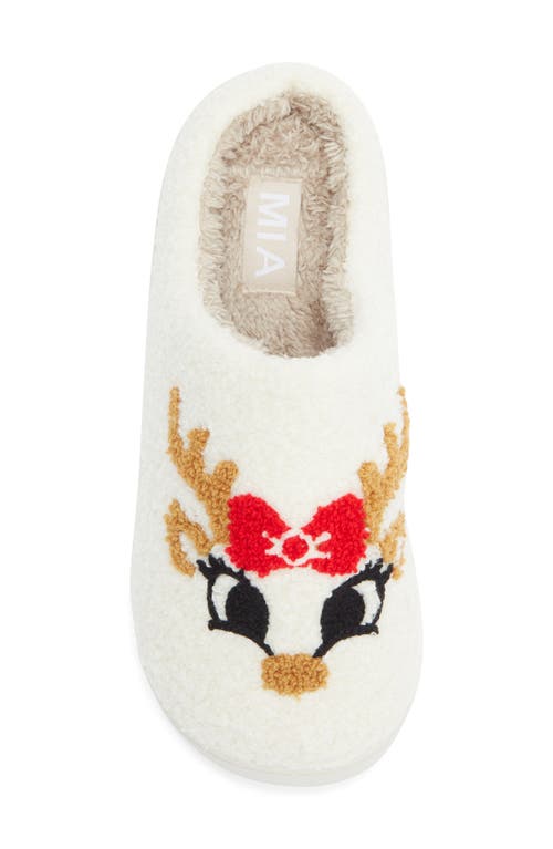 Mia Cozi Slipper In White