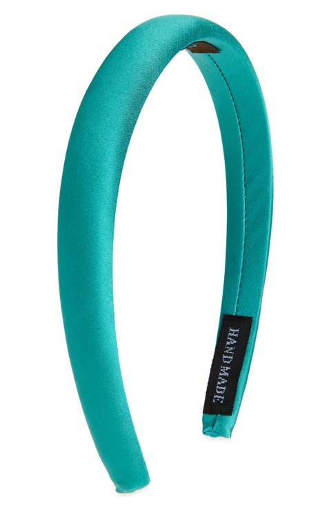 Skinny Padded Satin Headband