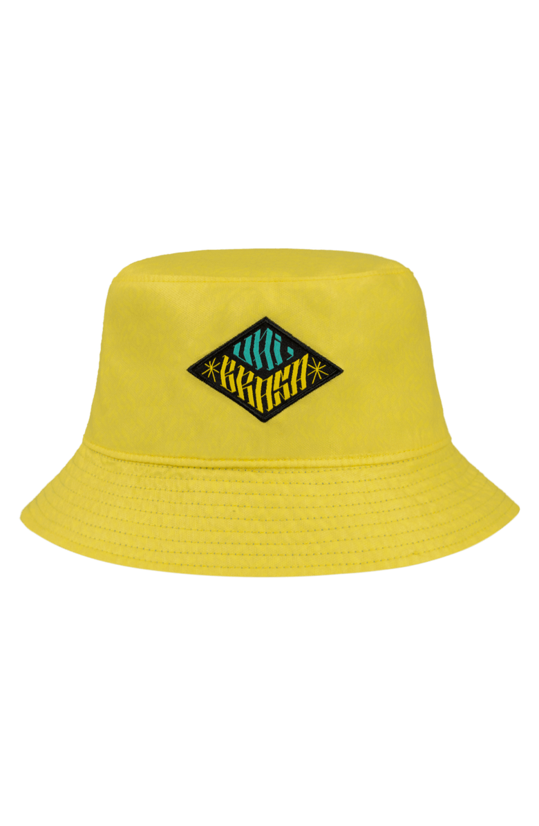 Nike Men's Nike Green Brazil National Team Reversible Bucket Hat, Alternate, color, 