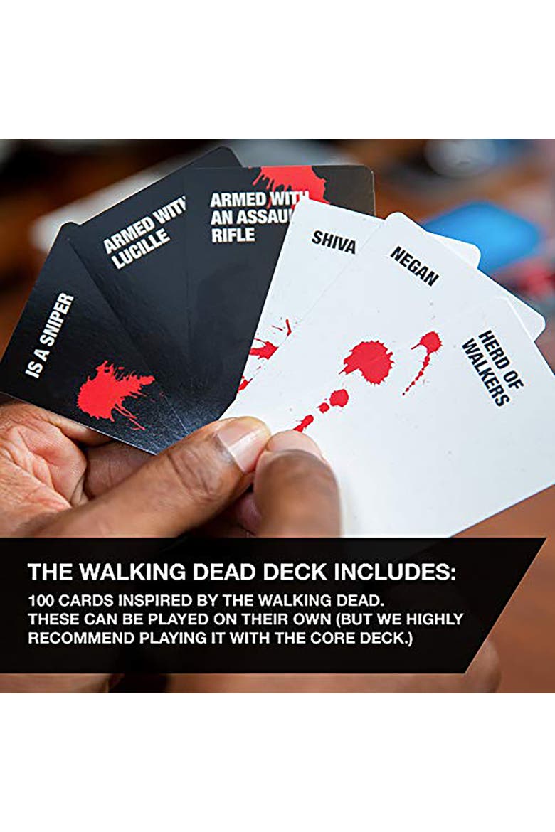 The Walking Dead Deck 100 Themed Cards, Standalone Or Expansion, Alternate, color, Multicolored