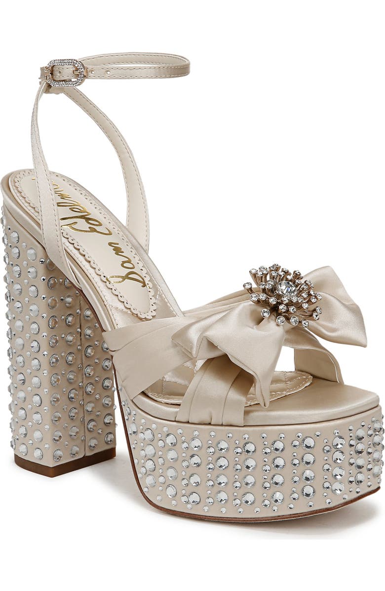 Sam Edelman Kennedie Ankle Strap Platform Sandal, Main, color, Modern Ivory