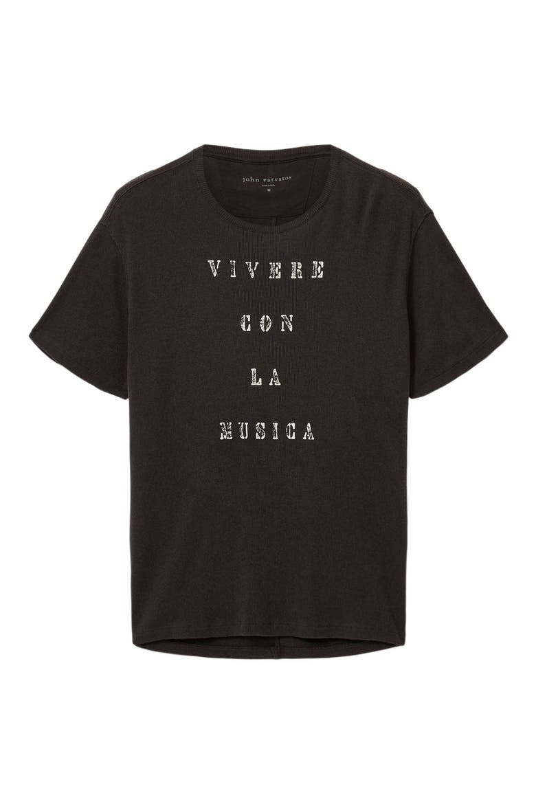 Graphic Crewneck T-Shirt, Alternate, color, BRANDY
